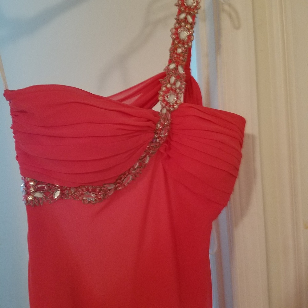 Pink prom dress